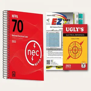 2023 Electrical Code Reference Book Set, Spiral Bound with Quick Reference Guide