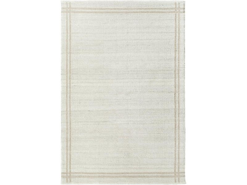 Livabliss MDI2350-23 2' x 3' Rectangle Dual-Color Mardin Artisanal Handwoven Indoor Wool Area Rug - Ivory & Tan, 100% Wool Face, Home Decor Rugs, Household Textile Carpet