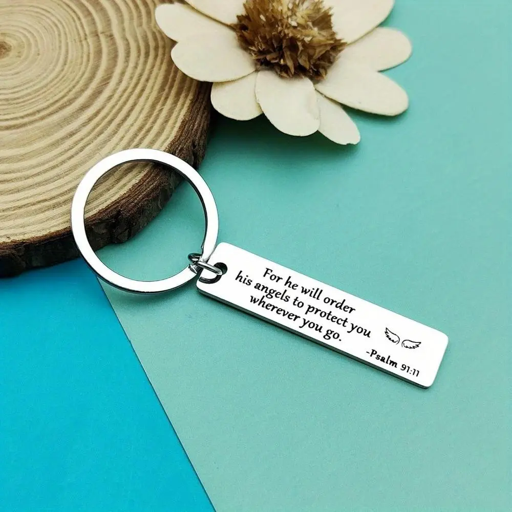 Christian Keychain, Bible Verse Keychain, Word Keychain, Religious Faith Items, Inspirational Easter Prayer Gifts, Religious Gifts, Birthday Gifts, Graduation Gifts