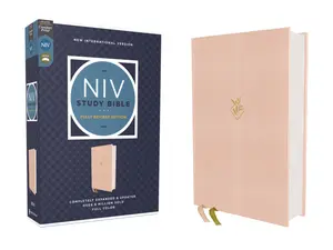 NIV Study Bible, Fully Revised Edition (Study Deeply. Believe Wholeheartedly.), Cloth over Board, Pink, Red Letter, Comfort Print (NIV Study Bible, Fully Revised Edition) by Kenneth L. Barker||Mark L. Strauss||Jeannine K. Brown||Craig L. Blomberg||Michae