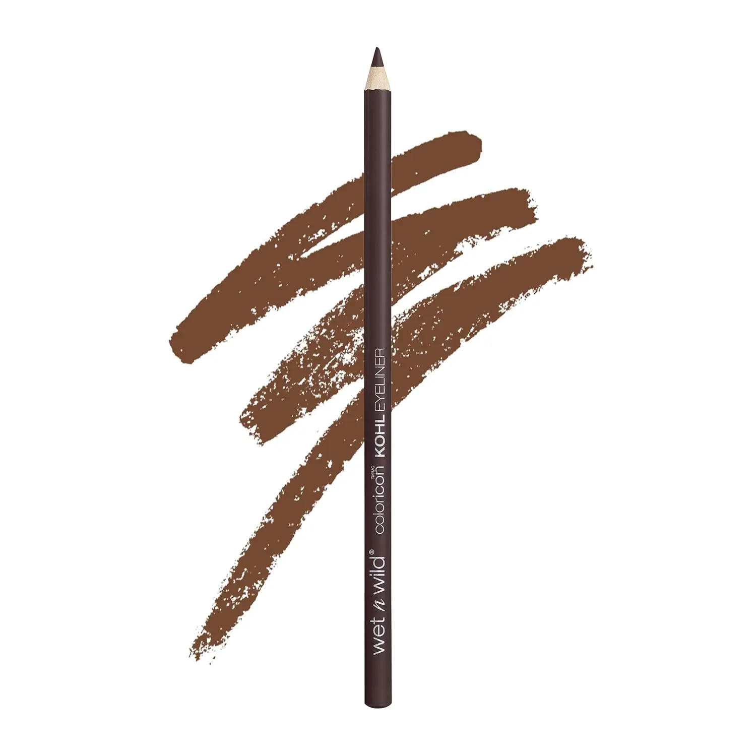 Color Icon Kohl Eyeliner Stick - Pencil Eyeliner, Smudge Proof, Long Lasting, Makeup Pen, Rich Hyper-Pigmented Color, Smooth Creamy Application, Matte Finish, Versatile, Cruelty-Free Beauty Product - Simma Brown, Smudge Proof Eyeliner