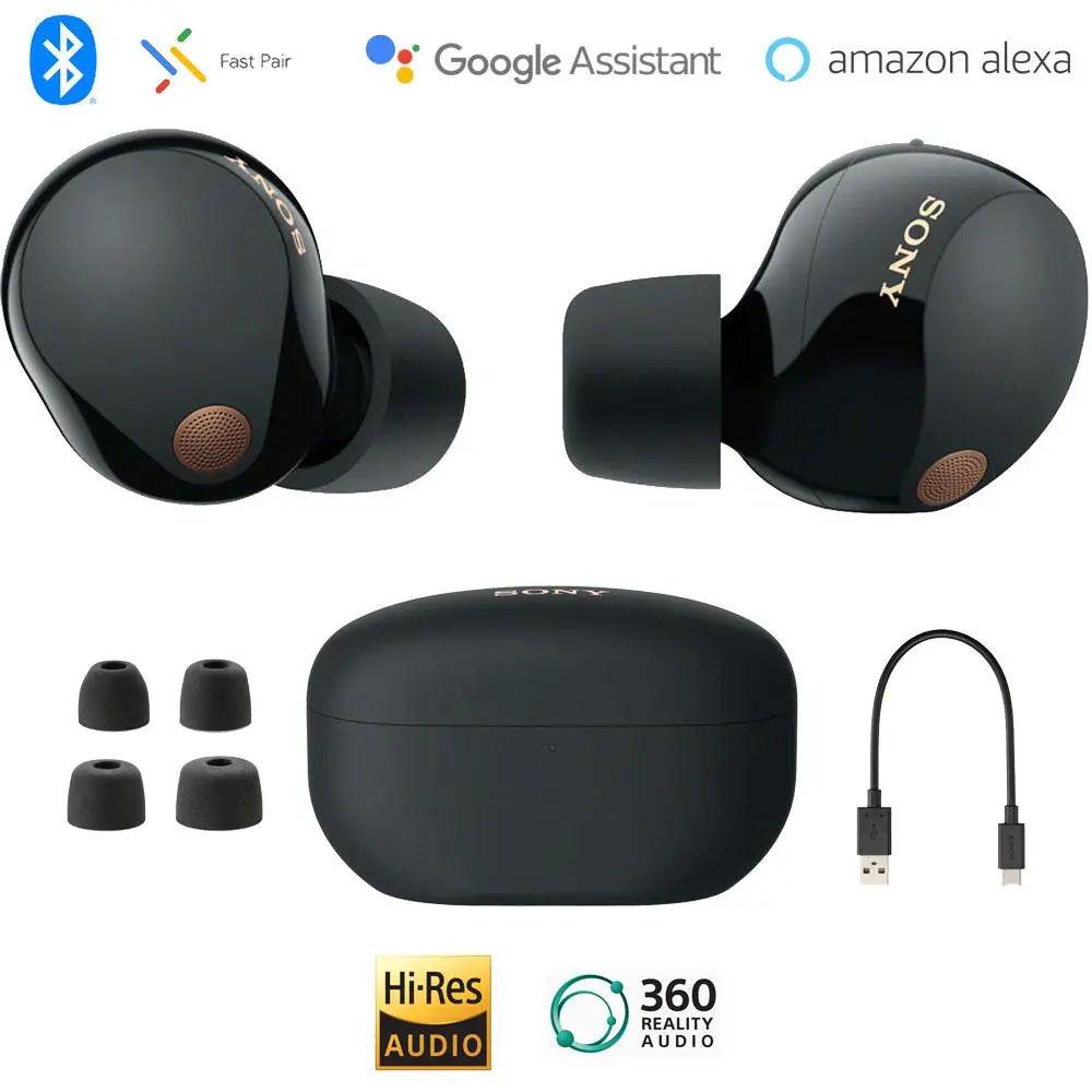 Sony WF-1000XM5 Truly Wireless Earbuds with Industry-Leading Noise Canceling (Black) Sony WF-1000XM5 Truly Wireless Earbuds with Industry-Leading Noise Canceling (Black)