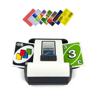 Automatic Card Shuffler,2000mAh Rechargeable Battery,2 Deck,Ultra Quiet Electric Card Shuffler Machine for Poker,Bridge,Blackjack,Skip-Bo,Phase 10,Casino Nights&Family Games (Only for 18 Years and Above)
