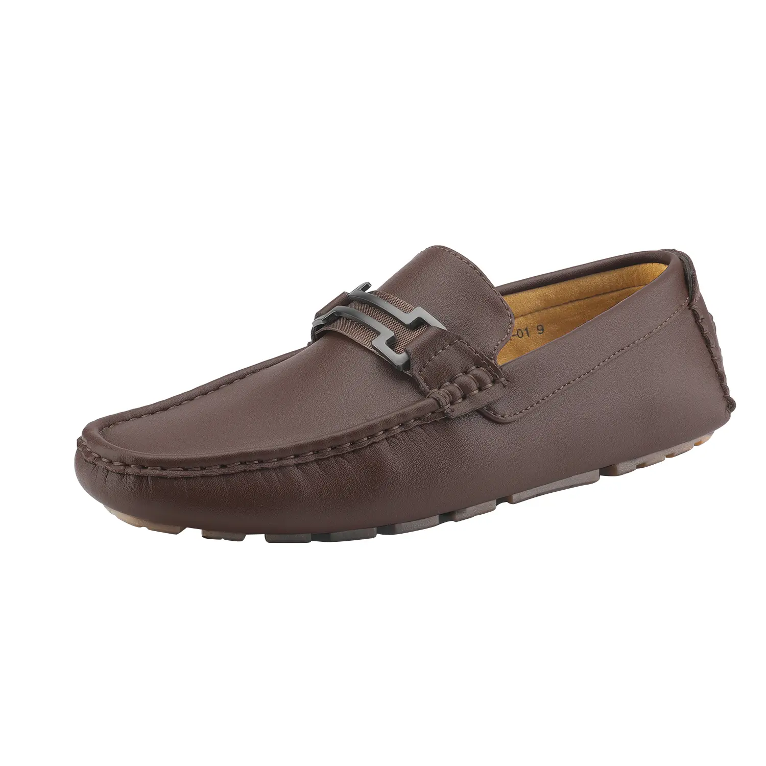 BRUNO MARC Men's Casual Shoes, Horsebit Slip-On Loafers, Comfortable Footwear for Everyday Dress Wear, Men's Shoes, Black Loafers, Round Toe, Easy On & Off Loafers