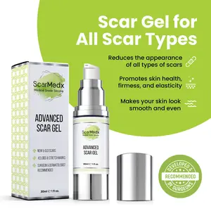 ScarMedx® Advanced Scar Gel for Surgical Scars, Burns, Keloids, & Acne Scars