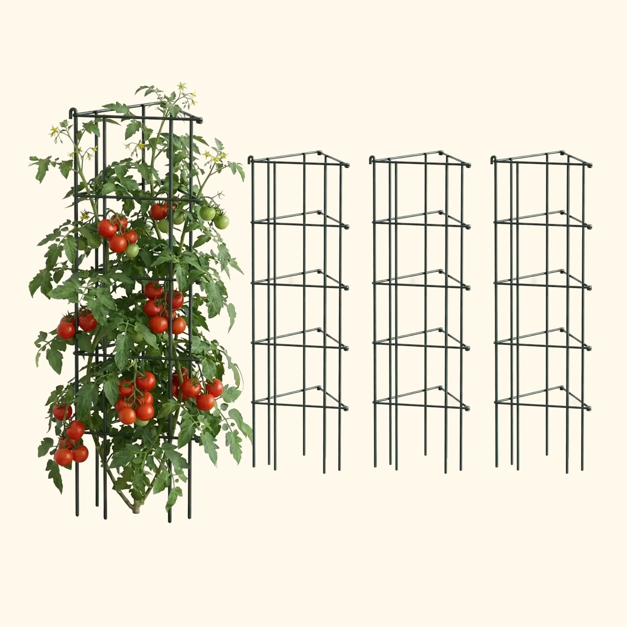 FlexGrow 3-Panel Tomato Cage - 11.5" Triangle FlexGrow 3-Panel Tomato Cage - 11.5" Triangle