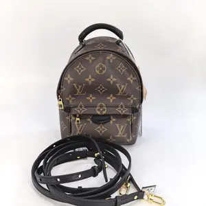 Pre-owned Louis Vuitton canvas Backpacks Monogram Palm Springs Mini Backpack BF0093