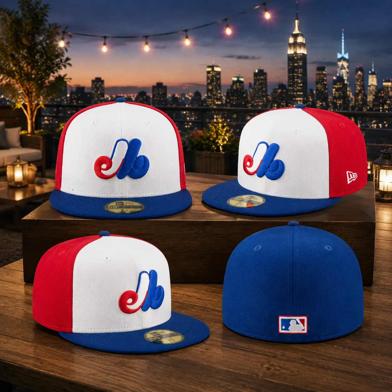 New Era Montreal Expos Cooperstown Collection 59FIFTY Fitted Hat – Vintage Baseball Cap, Embroidered Logo, Collector Edition