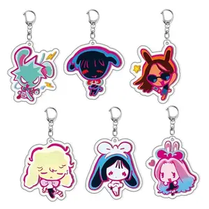 Alien Stage Chibis Keychains Womens Bag Accessories Luka Ivan Till Mizi Hyuna Sua Keyrings Pendant Fans Gift W