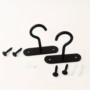 2-Pack Ceiling Hooks for Plants Bird Feeders Decorations Easy Install Wall-Mounted Hanging Rack Suitable for Lights Lanterns Wind Chimes