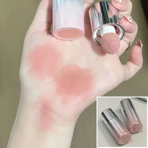 5-Color Velvet Liquid Blush. Waterproof and Long-lasting Liquid Form, Brightens Skin Tone. Offers A Variety of Shades of Orange, Pink, and Red. A Brightening Matte Liquid Blush. Portable for Travel.