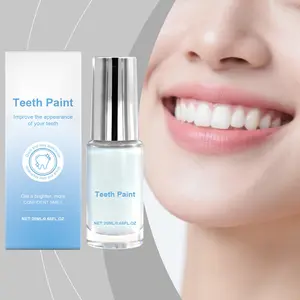 Tooth Paint,Natural Teeth Whitening Paint,Confident Smile Tooth Paint Kit,Long-Lasting Bright Teeth Brightener 20ML/0.68FL.OZ