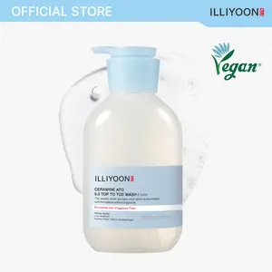 ILLIYOON Ceramide Ato 6.0 Top to Toe Wash - Mild Cleanser for Baby body, 16.9 fl oz (500ml)