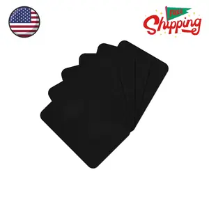 Premium Quality Fabric Repair Patches Iron-on Patches (7.5 cm x 10.5 cm)… (6PCS-Black)