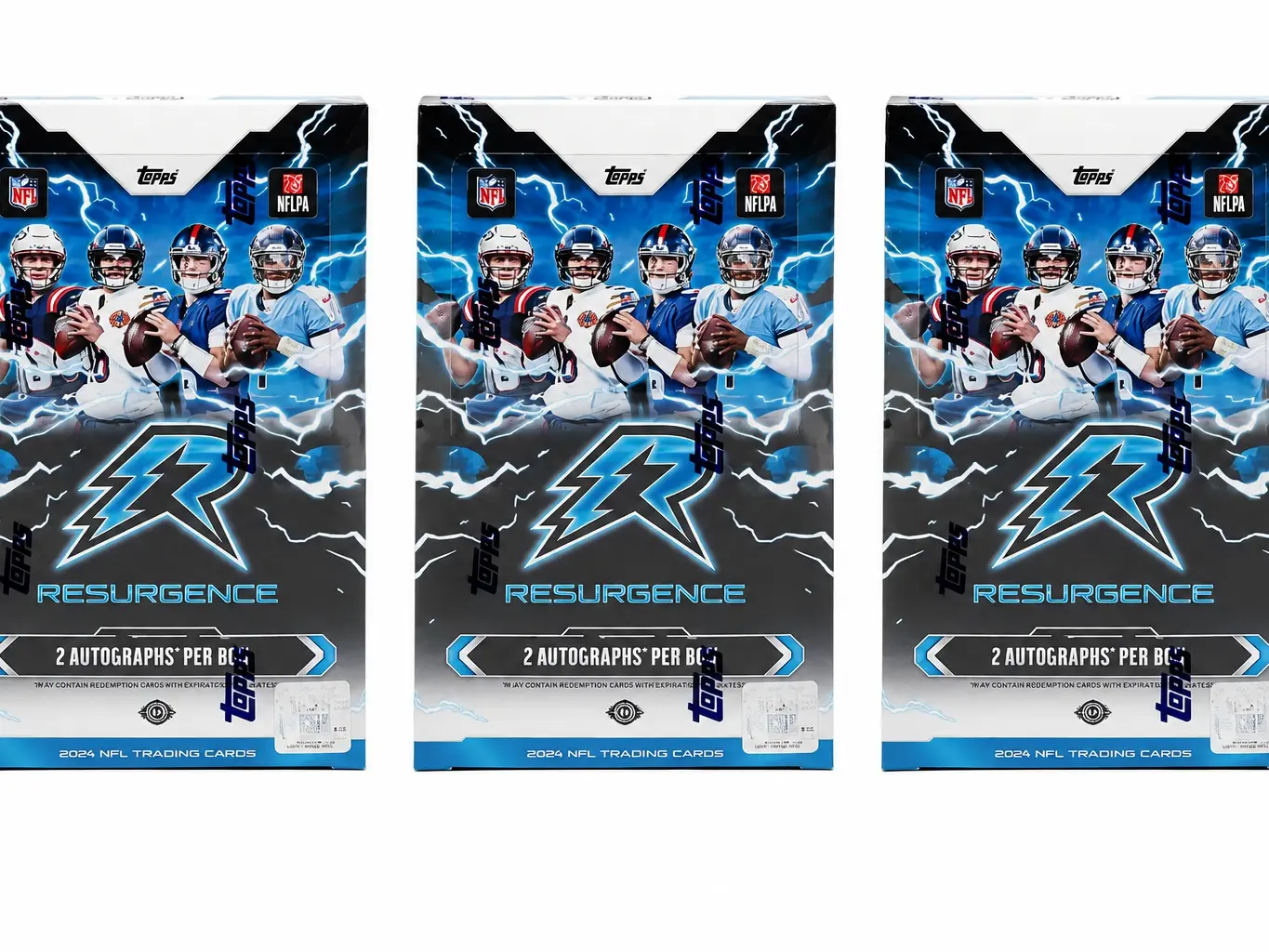Break #3191 - (3) 2025 TOPPS RESURGENCE FOOTBALL HOBBY  BOX BREAK