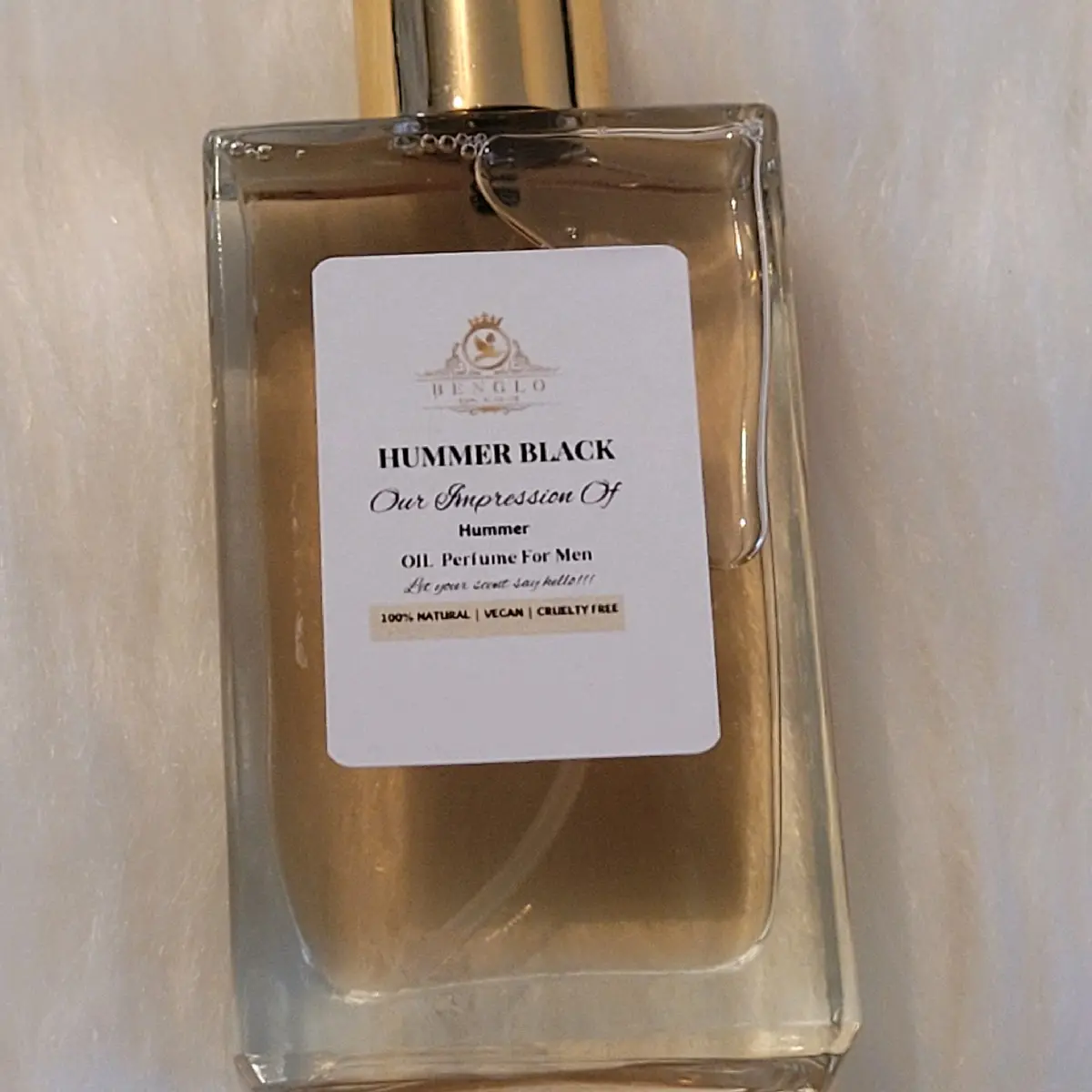 comparable to Hummer Black oil perfume 2oz/59ml Men Cologne Scented