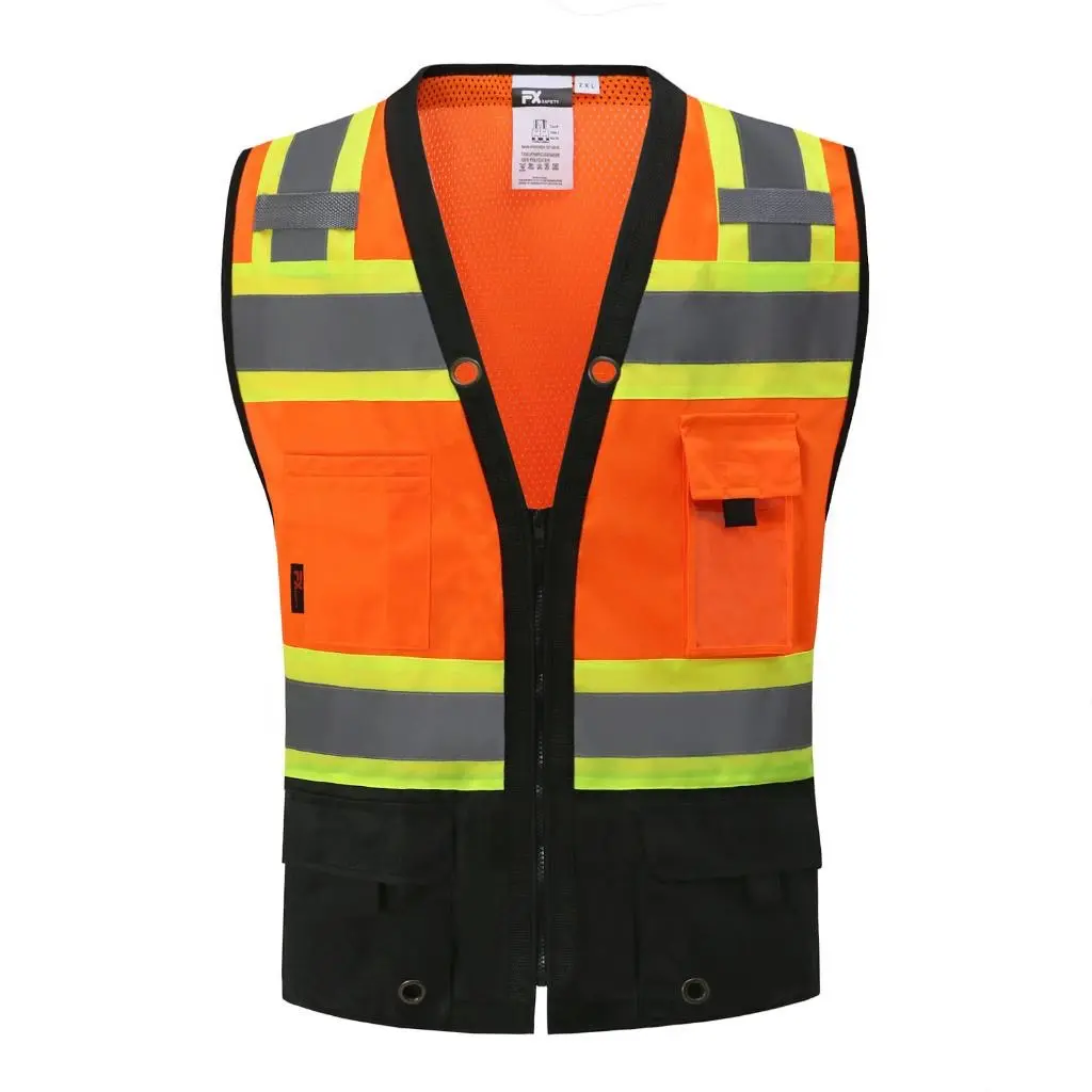 Tricolor Orange Safety vest Tricolor Orange Safety vest