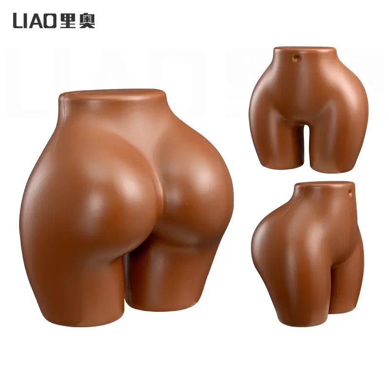 Women's Plus-Size Plastic Mannequin Torso - African Butt, Brazilian BBL Big Hips Female Form - for Underwear Fitting, Clothes Display, Sewing Craft Supplies