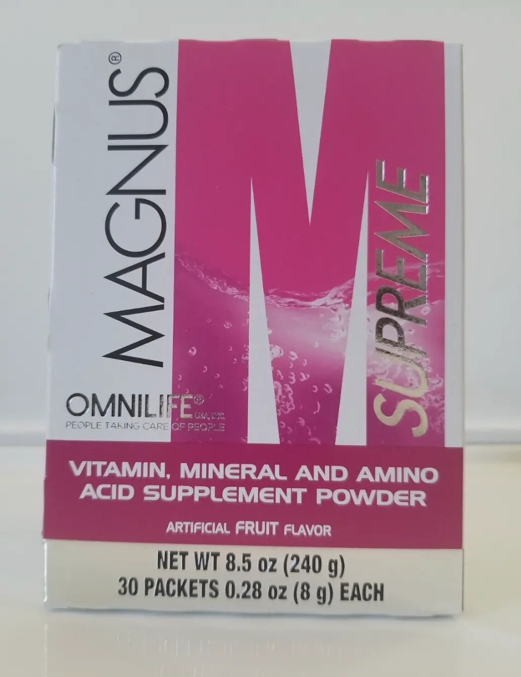 Omnilife Magnus Supreme | OML | Energy & Brain Supplement | Box w/ 30 Packets