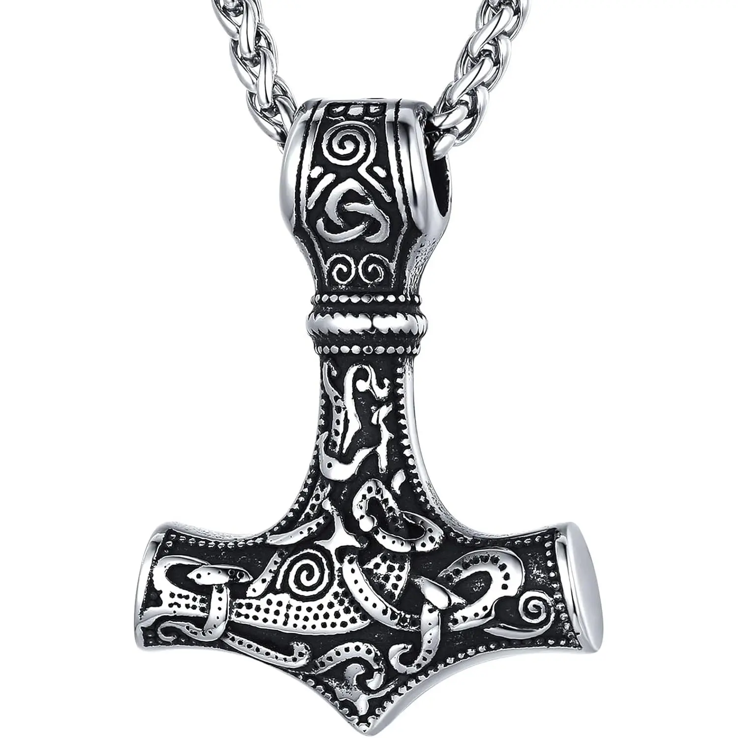 01. Thor Hammer Celtic-Silver