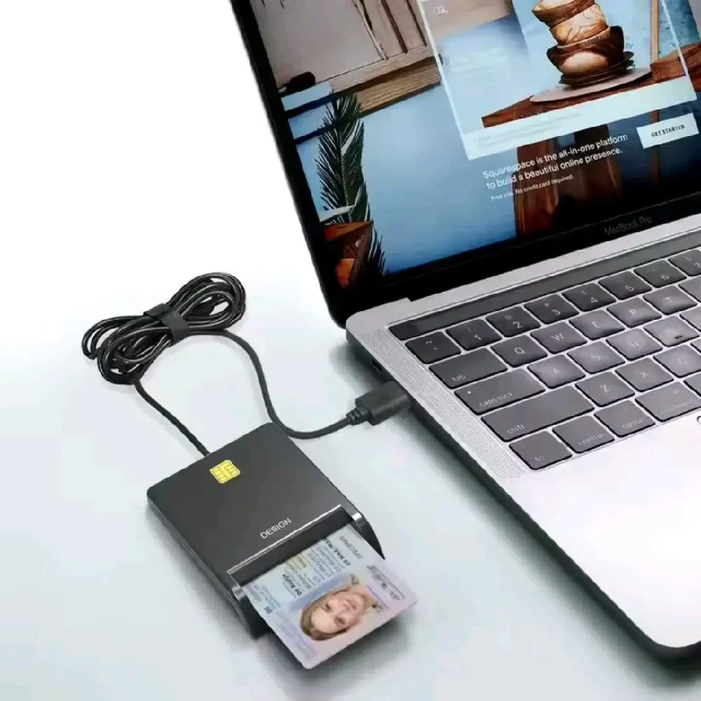Dylan Sim ID ATM IC Credit Card Chip Reader Writer for Mac Laptop & Desktop Computers with SDK Intelligence Features