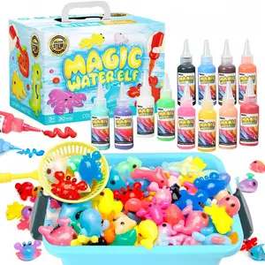 Water Fairy Gel Kit, Magic Water Fairy Toy Set with 12 Colors & Shapes Molds, DIY Craft Set for Kids Creative Play