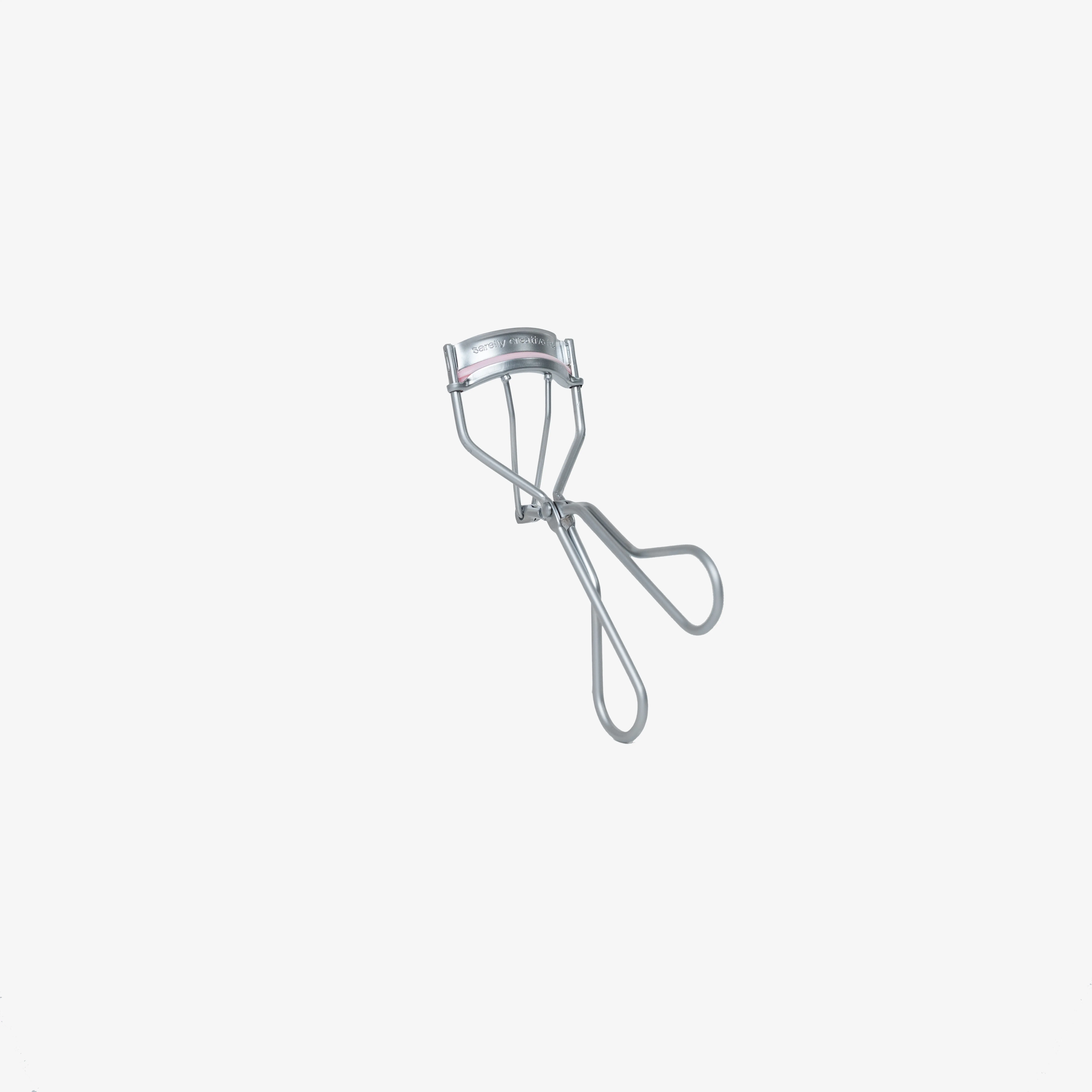 Sarelly Extra Wide Opening Lash Curler with Semi-Flat Curve for All Eye Shapes Includes 2 Soft Silicone Refills for Maximum Effect