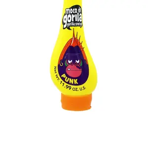 Moco de Gorila Hair Gel Punk, Enhancing, Shine Hair Styling Gel, Unisex, 11.9 oz Squizz Bottle.