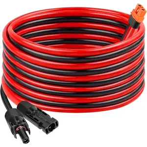 Solar to XT60i  12AWG 20FT Panel Adapter Connector XT60i-F Extension for Portable Power Station Generator