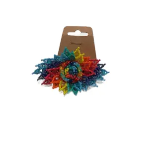 Handmade Beaded Artisanal Hair Clip - Unique Design with Decorative Beads, Elegant Hair Accessory