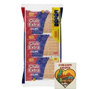 Pozuelo Galleta Club Extra Original - Authentic Central American Flavor & Culture Snack for Your Table