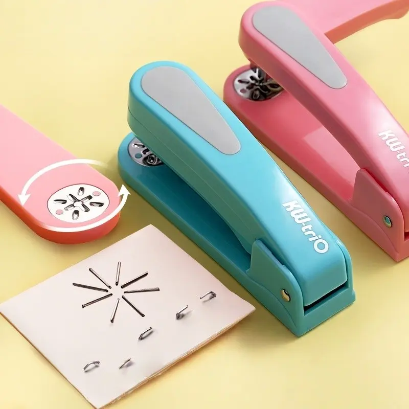 360 Rotatable Stapler, Uses 24/6 Staples, Effortless Long Stapler, School Paper Staplers, Office Bookbinding Supplies, Home Office, Classroom Supplies