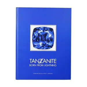 Blue Tanzanite Born from Lightning Book Didier Brodbeck & Hayley A. Henning Birthday Christmas Gifts