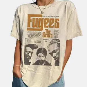 [Sale up to 50%]  Lauryn Hill Merch Tshirt, The Fugees The Score Alb T-shirts