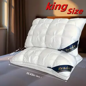 Hotel Collection, Luxurious Bed Pillows Standard / Queen And King Size, Original Soft Down Alternative Pillow for Sleeping - Soft Support for Back, Stomach or Side Sleepers