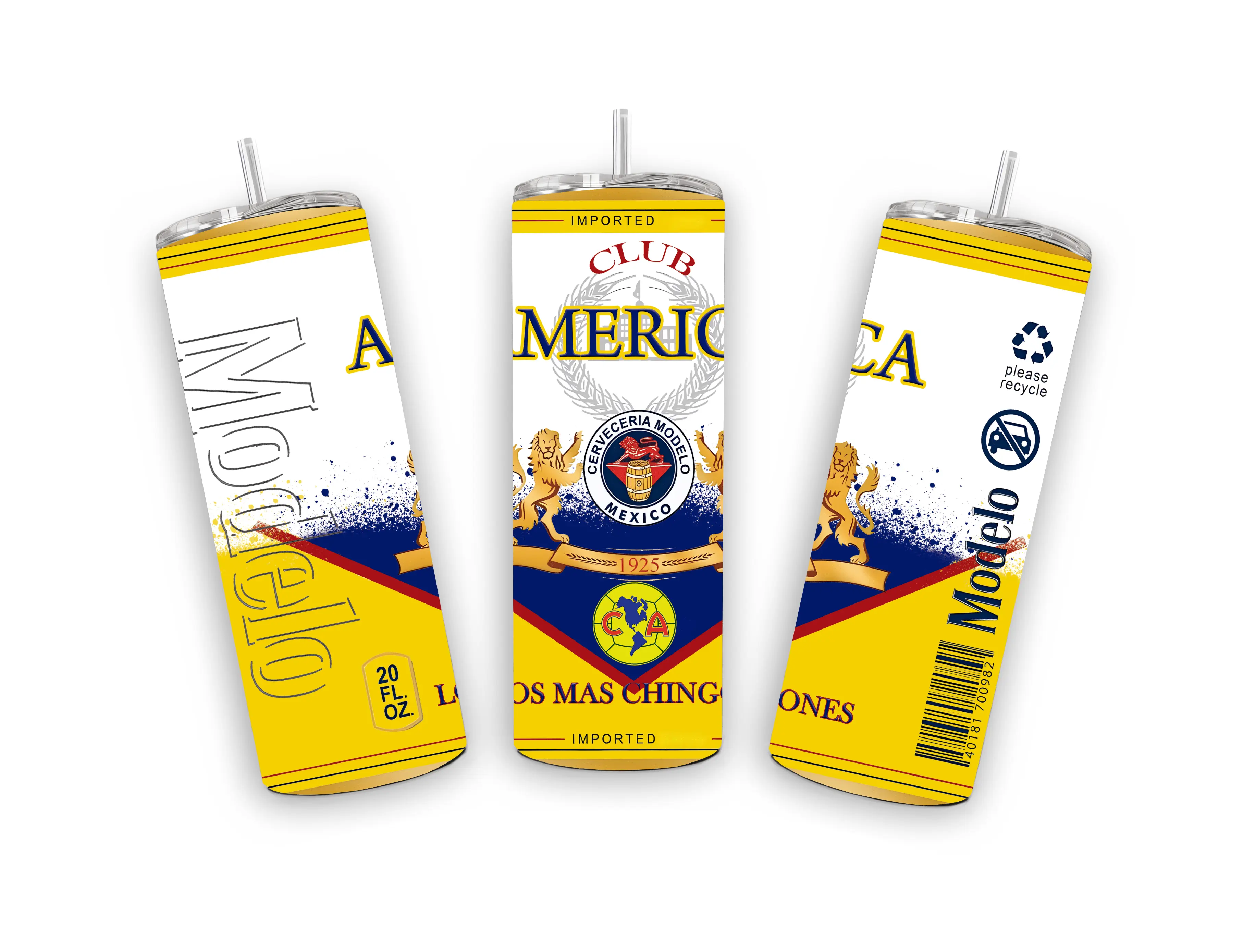 America Modelo Soccer Tumbler