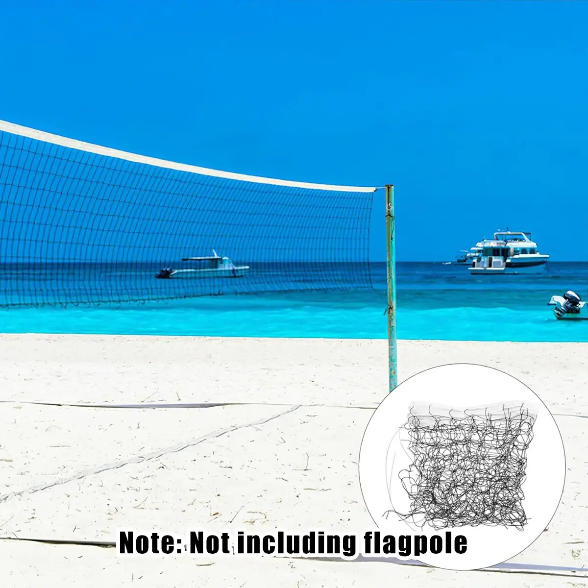Professional Indoor/outdoor Volleyball Net, Durable Stainless Steel Rope, Thick Edge Band, Ideal for Tennis, Pickleball, Badminton, Exercise Equipment