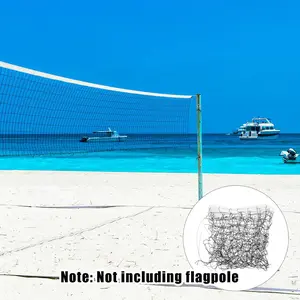 Professional Indoor/outdoor Volleyball Net, Durable Stainless Steel Rope, Thick Edge Band, Ideal for Tennis, Pickleball, Badminton