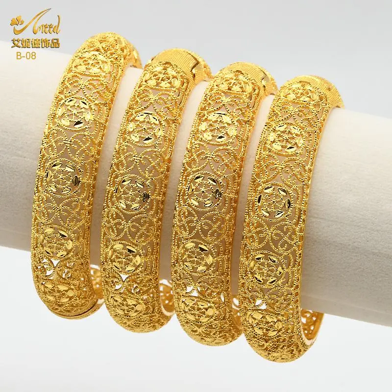 ANIID Bracelets Bangles Charm Women Jewelry Gold Custom Wholesale Designer 24K Color Chain Femmes Adjustable Luxury