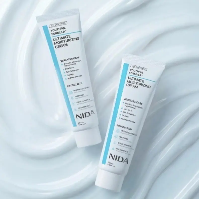 【Buy One Get One Free】NIDA Youthful Formula Ultimate Moisturizing Cream 100mL | Infused with Collagen, Niacinamide & Centella Asiatica
