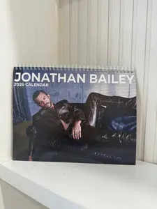 Jonathan Bailey 2026 Calendar Funny Gift for Friend, Christmas New Year Calendar