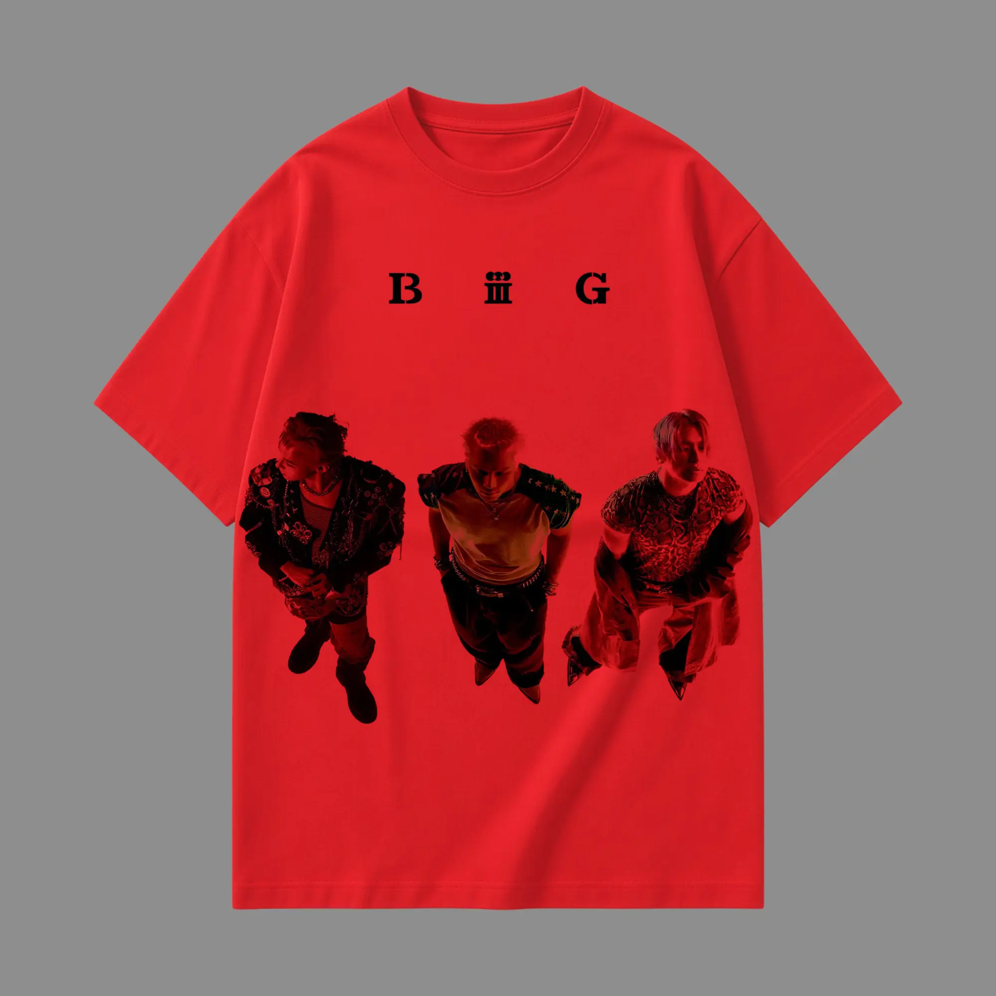 BIGBANG BiiiG V2 Premium Cotton T- - G-Dragon Taeyang Daesung Graphic Tee, KPOP Concert Tour Merch, Cute Festival Summer , Unisex Gift for Latin Fans women shirts short pump