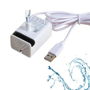 Cat Water Dispenser Replacement Pump, LED Light Power off Design, Ultra-Quiet Filtered Pet Drinking Fountain Compatible with 2.2L/2.6/3.2L/4L, Automatic Water Bowl