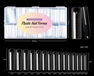 Dual Forms tips  square XL 150pcs.