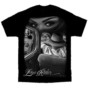 David Gonzales Lowrider Cholo Chola Chicano Art T Shirt - Versatile Menswear Top with Unique Design