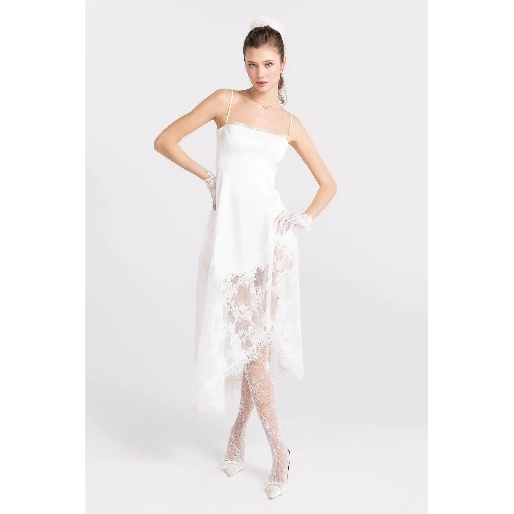 Mirabelle Satin Maxi Dress