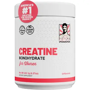 Creatine Monohydrate for Women with Collagen and BCAA's - Fitness Supplement Powder for Muscle, Healthy Hair, Skin, Nails and Recovery