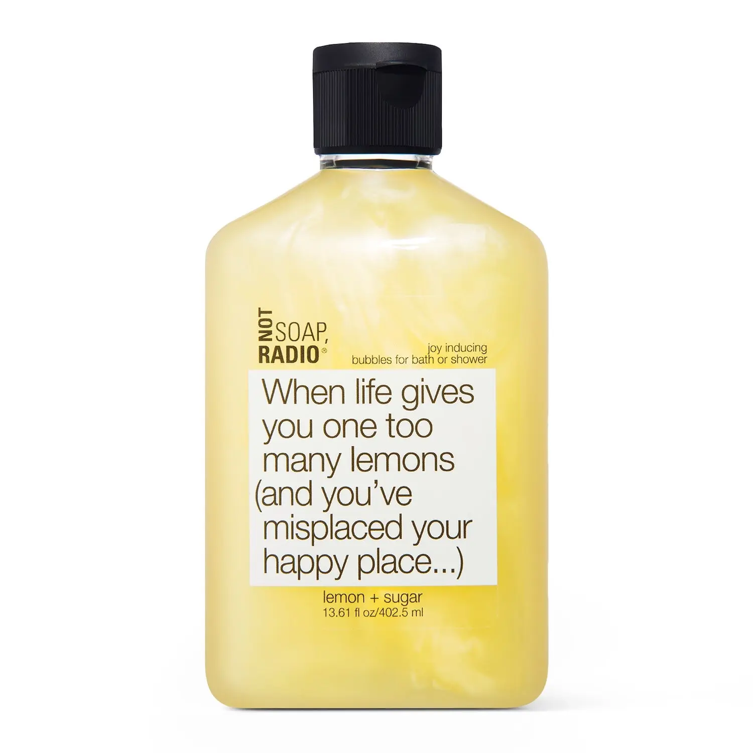 When life gives you one too many lemons (and you've misplaced your happy place...) <b>bath/shower gel</b>