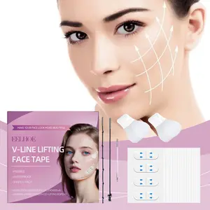 Invisible Face Lifting Tape — Strong Adhesion, Breathable V-Line Lifting Strips for Jawline & Neck, Waterproof and Long-Lasting, Can Be Used All Day
