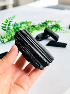 Natural Black Tourmaline Stone, Irregular Crystal Mineral Specimen, Energy Crystal, Chakra Healing Crystals, Balance Chakra Gift, Home & Table Reiki Decor, Crystal Cluster, Unique Crystals, Crystal Decorative Stones
